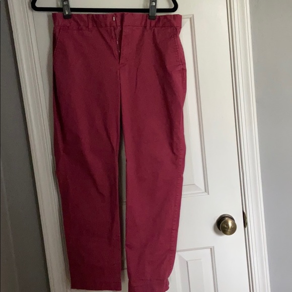 gap maroon pants